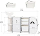 Детский стеллаж Mealux Swimo White (KD-E017 White) - изображение 3