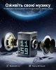 Беспроводная зарядка magsafe док станция 3 в 1 зарядная магнитная QINETIQ S5 23W подставка держатель для apple айфона часов наушников телефона быстрая на айфон iphone airpods iwatch эпл вотч с часами экраном и колонкой Black + адаптер - изображение 6