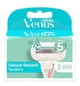 Картриджі змінні для гоління жіночі (леза касети) Venus Deluxe Extra Smooth Sensitive 3 шт. - зображення 1