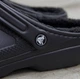 крокси Класік утеплені Чорні Crocs Classic Lined Black (44-45, чорний) - зображення 11