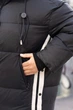 Зимова жіноча подовжена oversize куртка YIMOSIS M чорна 916152 - зображення 6