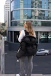Зимова жіноча подовжена oversize куртка YIMOSIS M чорна 916152 - зображення 8