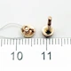 Серьги пусеты винтики золото 585° 1,21г. с камнем (21212-014) - изображение 6