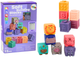 Klocki miękkie Lean Toys Zwierzęta z cyframi i literami 12 elementów 20145 (5905991023296) - obraz 2