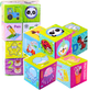 Klocki edukacyjne Lean Toys z literkami i zwierzątkami 8 elementów 22885 (5905991052340) - obraz 2