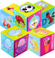Klocki edukacyjne Lean Toys z literkami i zwierzątkami 8 elementów 22885 (5905991052340) - obraz 3