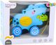 Zabawka do ciągnięcia na sznurku LEAN Toys Hipopotam z dźwiękami Niebieska 24613 (5905991057406) - obraz 1