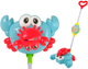 Pchacz na kiju LEAN Toys Krab świecący z muzyką Niebieski 13070 (5905323212718) - obraz 1