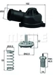 Термостат VW Golf 1.4TSI 07-12/Passat 1.4TSI 07-14/Jetta 1.4TSI/1.6 11- TI 244 83D MAHLE - зображення 6