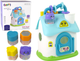 Sorter-domek edukacyjny LEAN Toys z klockami Niebieski 15199 (5905515355841) - obraz 2