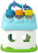 Sorter-domek edukacyjny LEAN Toys z klockami Niebieski 15199 (5905515355841) - obraz 4