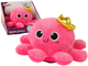Maskotka interaktywna LEAN Toys Ośmiornica z dźwiękami i światłami Różowa 15368 (5905515357548) - obraz 2