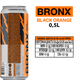 Упаковка слабоалкогольного энергетического напитка Bronx Black Orange 8% 0.5 л х 24 шт (4820193036367) - изображение 2