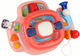 Kierownica wielofunkcyjna interaktywna LEAN Toys z symulatorem jazdy Różowa 16312 (5905679078457) - obraz 3