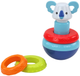 Розвиваюча сенсорна іграшка LEAN Toys Коала з вежею, кубиками, кубиком та дзиґою 17700 (5905991005506) - зображення 3
