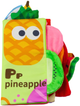 Książeczka miękka edukacyjna LEAN Toys Owoce szeleszcząca i piszcząca Kolorowa 18064 (5905991014393) - obraz 3