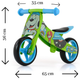 Rowerek biegowy Milly Mally Jake Bob (2102) (5901761123784) - obraz 4