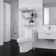 Полка стеллаж напольная над унитазом Toilet Rack 56 х 24 х 154 см (R30893) - изображение 2