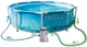 Бассейн каркасный круглый Intex 305х76 см с фильтром насосом Metal Frame Pool Морской принт (28208) - изображение 5