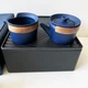 Набір Gongfu Travel Tea Set Cobalt для чайної церемонії на 9 предметів (08177F27A8FC) - зображення 10