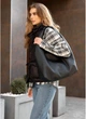 Женская сумка Хобо со съемным кошельком SAMBAG Черная (7580371634) - изображение 2