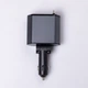 Многофункциональное автомобильное зарядное устройство 4 порта USB с выдвижными кабелями черное - изображение 2