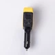 Універсальний автомобільний зарядний пристрій з висувними кабелями та 4 USB портами жовтий - зображення 7