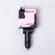 Автомобильное зарядное устройство с выдвижными кабелями и 4 USB портами розовое - изображение 4
