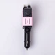 Автомобильное зарядное устройство с выдвижными кабелями и 4 USB портами розовое - изображение 7