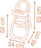 Krzesełko do karmienia Smoby Toys Baby Nurse z akcesoriami (7600220388) (3032162203880) - obraz 4