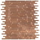 Мозаїка Dune 186917 Copper Mirror 26.5*28.5 скляна мідна - зображення 1