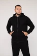 Толстовка на молнии мужская XL цвет черный YUKI ЦБ-00279989 - изображение 3