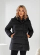 Женская зимняя куртка с капюшоном KHAN 01005 56 Черный (KH - 01005/1 V ) - изображение 1