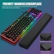 Набор игровой RGB клавиатуры и мыши RedThunder K10, раскладка (QWERTZ DE), черная - изображение 4