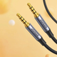 Kabel Ugreen AV183 mini jack 3.5 mm - mini jack 3.5 mm 1 m Szary (AT6957303816484) - obraz 2