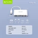 USB-хаб Bavin OTG-32 5 портів USB 3.0/TF/SD/Type-C/AUX 3.5 White - зображення 9