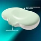 Подушка ортопедическая CloudTherapy 65х40х10 см IDEIA анатомическая с эффектом памяти для сна на боку, спине и животе, с наволочкой на молнии м’ята - изображение 3