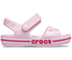 Дитячі сандалії для дівчинки Crocs Bayaband Sandal Ballerina Pink/Candy Pink (33/34, рожевий) - зображення 9
