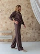 Брюки женские ARTKNIT Katrin L-XL Шоколад (2251734407018) - изображение 7