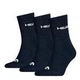Шкарпетки Head SHORT CREW 3P UNISEX чорний Універсальні 39-42 - зображення 1