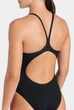 Купальник закритий для жінок Arena Diamond Swimsuit Lightdrop Bac (UPF 50+) Чорно-білий 38 (007757-510-38) - зображення 7