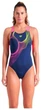 Купальник для женщин Arena RIPPLES SWIMSUIT V BACK B синий Женщины 38 - изображение 1