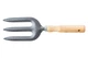 Вилы садовые Mastertool 265х80 мм с деревянной ручкой для рыхления почвы и работы с компостом (IT-DR_11N) - изображение 1