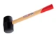 Киянка Intertool 350 г х 55 мм Чорна ручка дерев'яна (HT-0236) - зображення 5