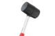 Киянка Intertool 450 г х 65 мм черная ручка металл (HT-0231) - изображение 3