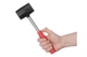 Киянка Intertool 450 г х 65 мм черная ручка металл (HT-0231) - изображение 5