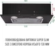 Вытяжка Perfelli BI 5252 BL 700 LED - изображение 2