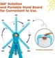 Детский мольберт, двусторонний, магнитный с полочкой и аксессуарами (XF1888) голубой - изображение 3