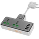Подовжувач HOCO Voyage 2-position expansion socket AC11A | 3USB/Type-C, 10A | 4758444 - зображення 1