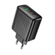 Мережевий зарядний пристрій HOCO CS26A Article PD45W(2C1A) charger Black - зображення 1